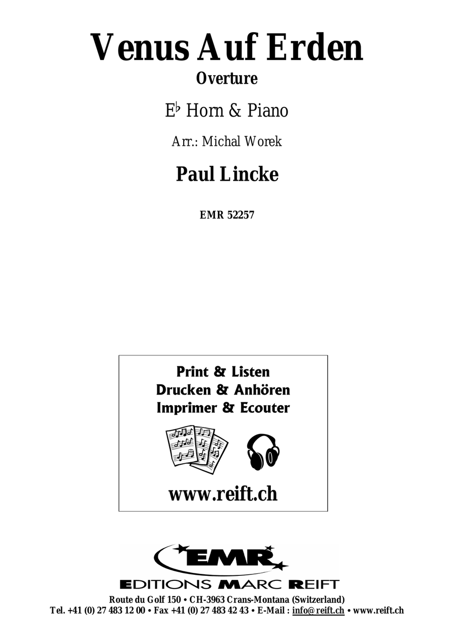 Venus Auf Erden by Paul Lincke Horn - Sheet Music page 2