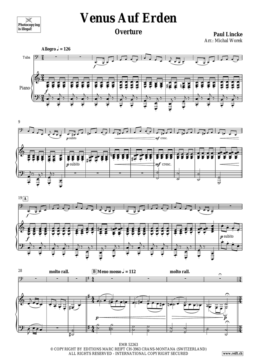 Venus Auf Erden Venus Auf Erden Tuba scores gallery preview page 4