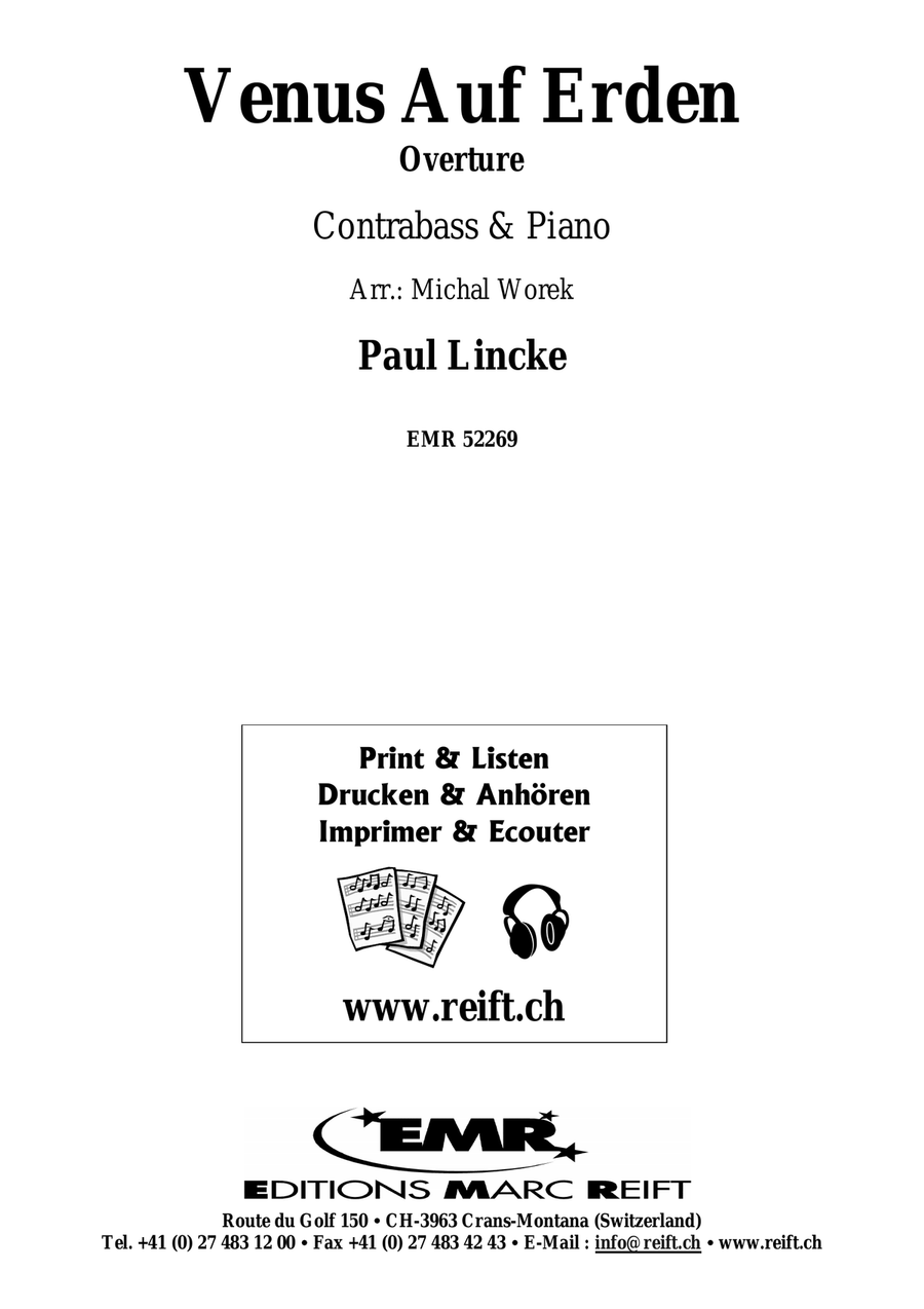 Venus Auf Erden Venus Auf Erden Double Bass scores gallery preview page 2
