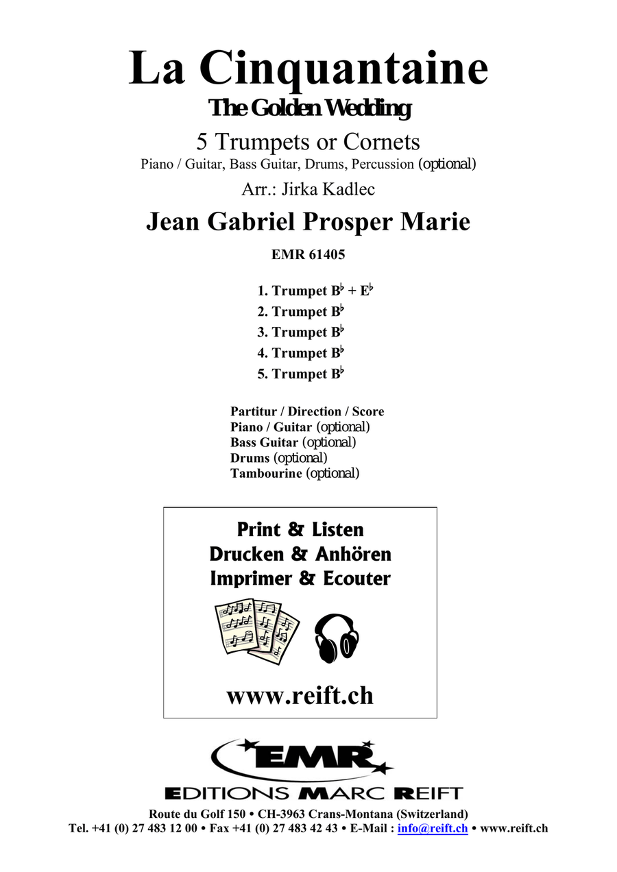 La Cinquantaine La Cinquantaine Cornet scores gallery preview page 2