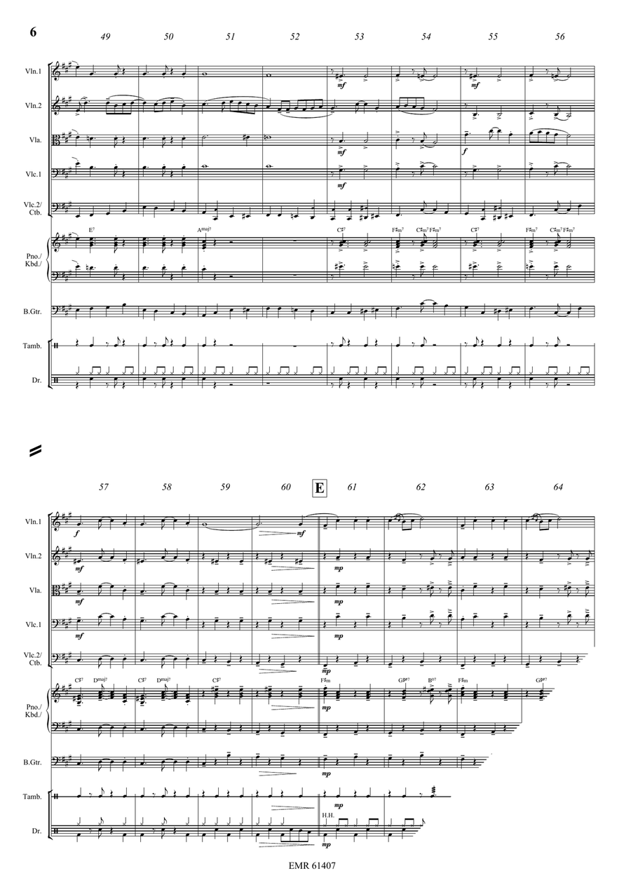 La Cinquantaine La Cinquantaine String Quintet scores gallery preview page 6