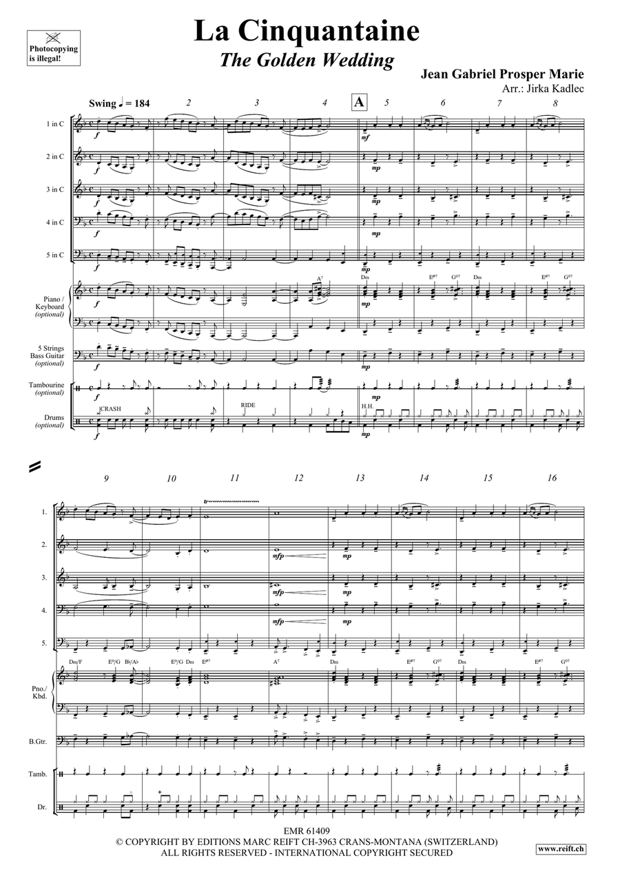 La Cinquantaine La Cinquantaine Woodwind Quintet scores gallery preview page 3