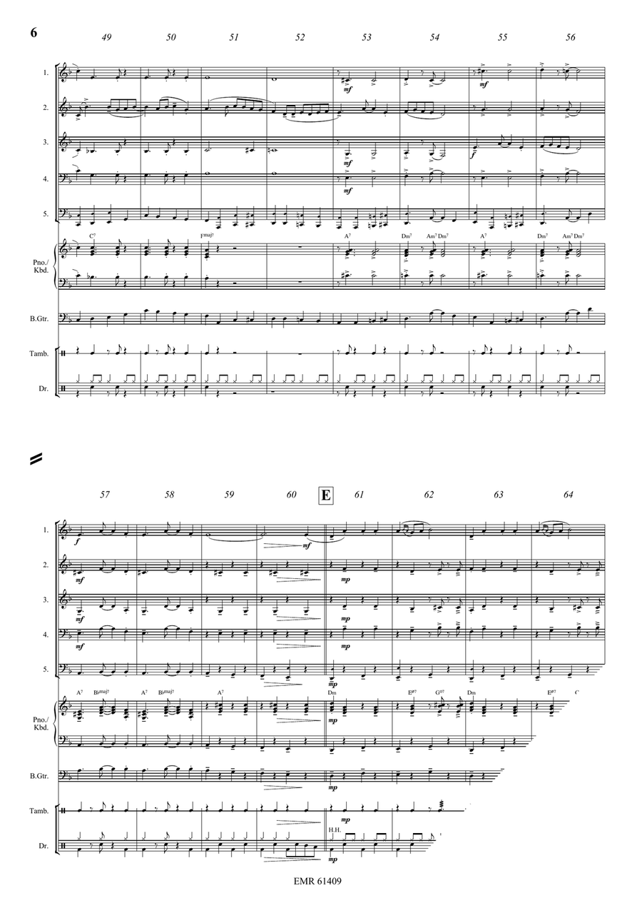 La Cinquantaine La Cinquantaine Woodwind Quintet scores gallery preview page 6