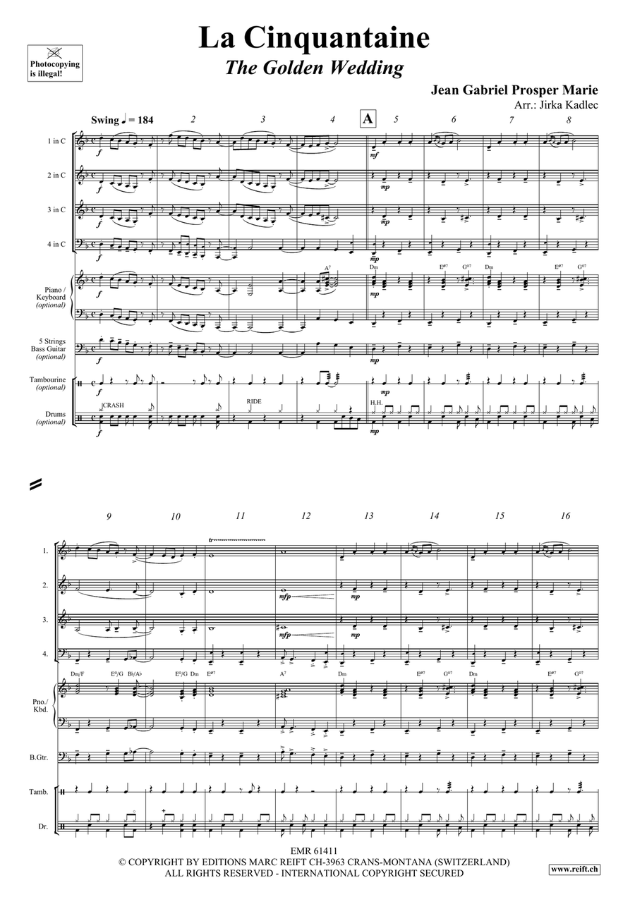 La Cinquantaine La Cinquantaine Score scores gallery preview page 3