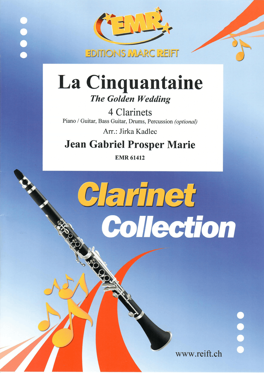 La Cinquantaine La Cinquantaine Clarinet Quartet scores gallery preview page 1