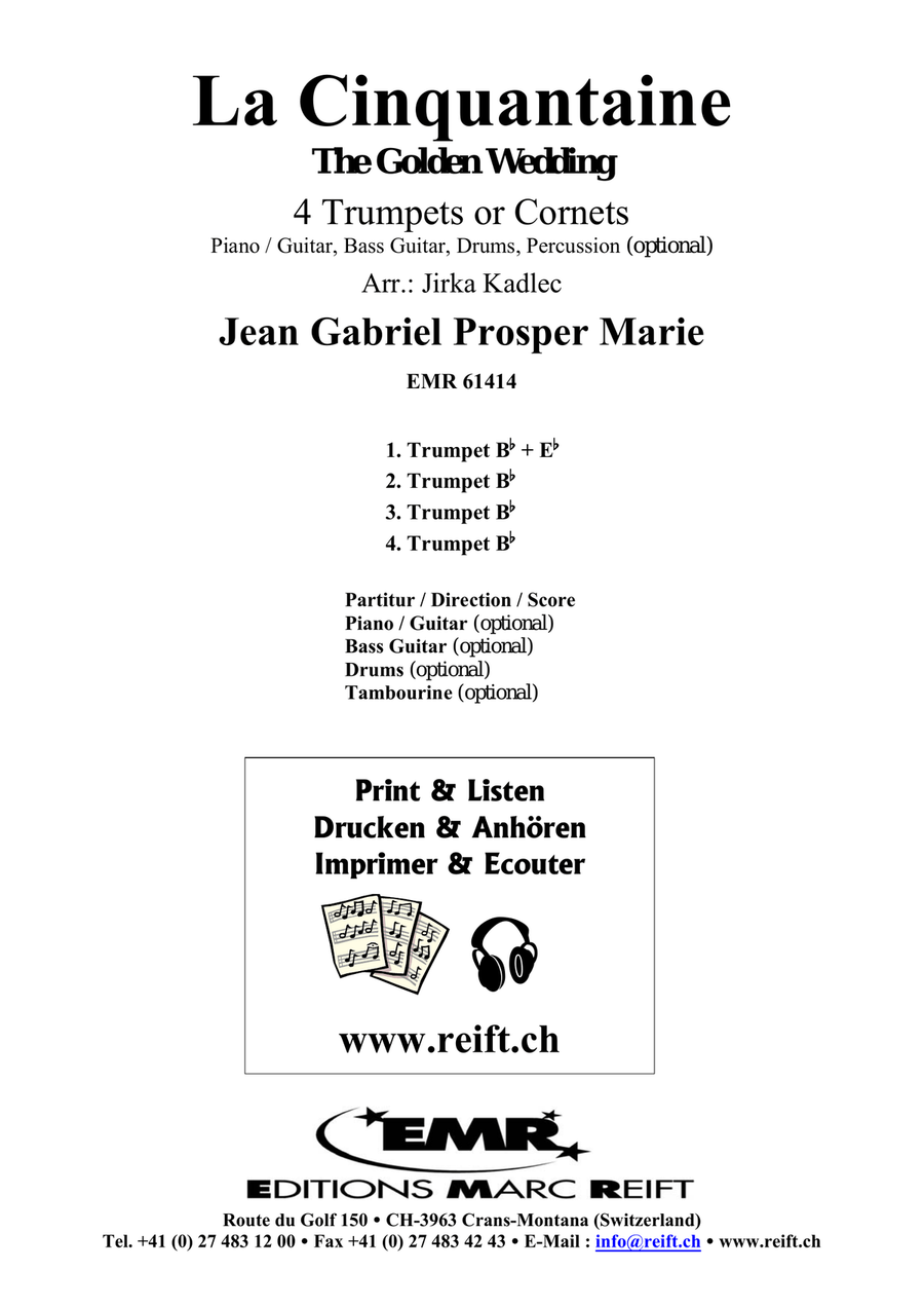 La Cinquantaine La Cinquantaine Cornet scores gallery preview page 2