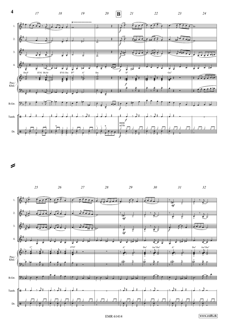 La Cinquantaine La Cinquantaine Cornet scores gallery preview page 4
