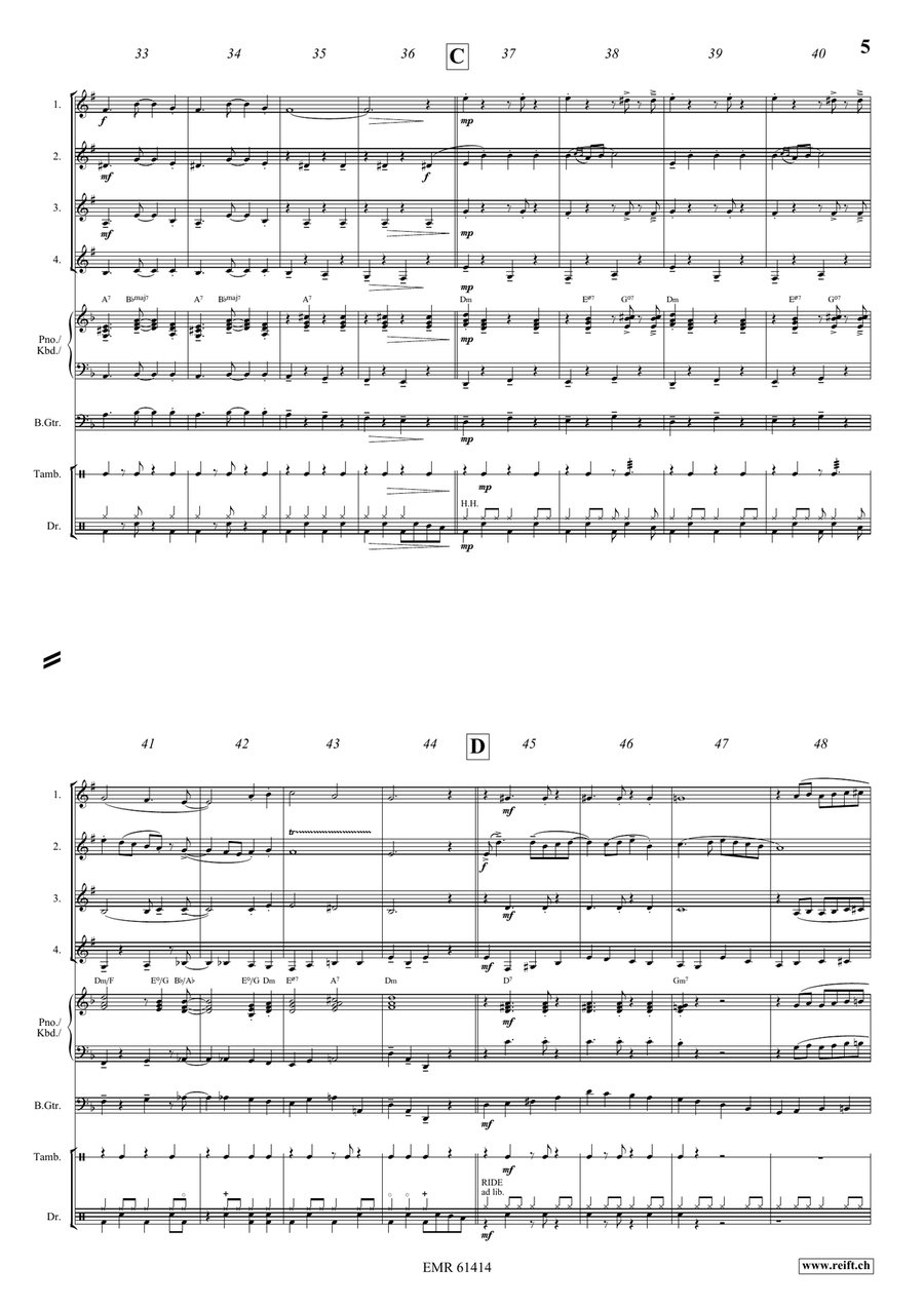 La Cinquantaine La Cinquantaine Cornet scores gallery preview page 5