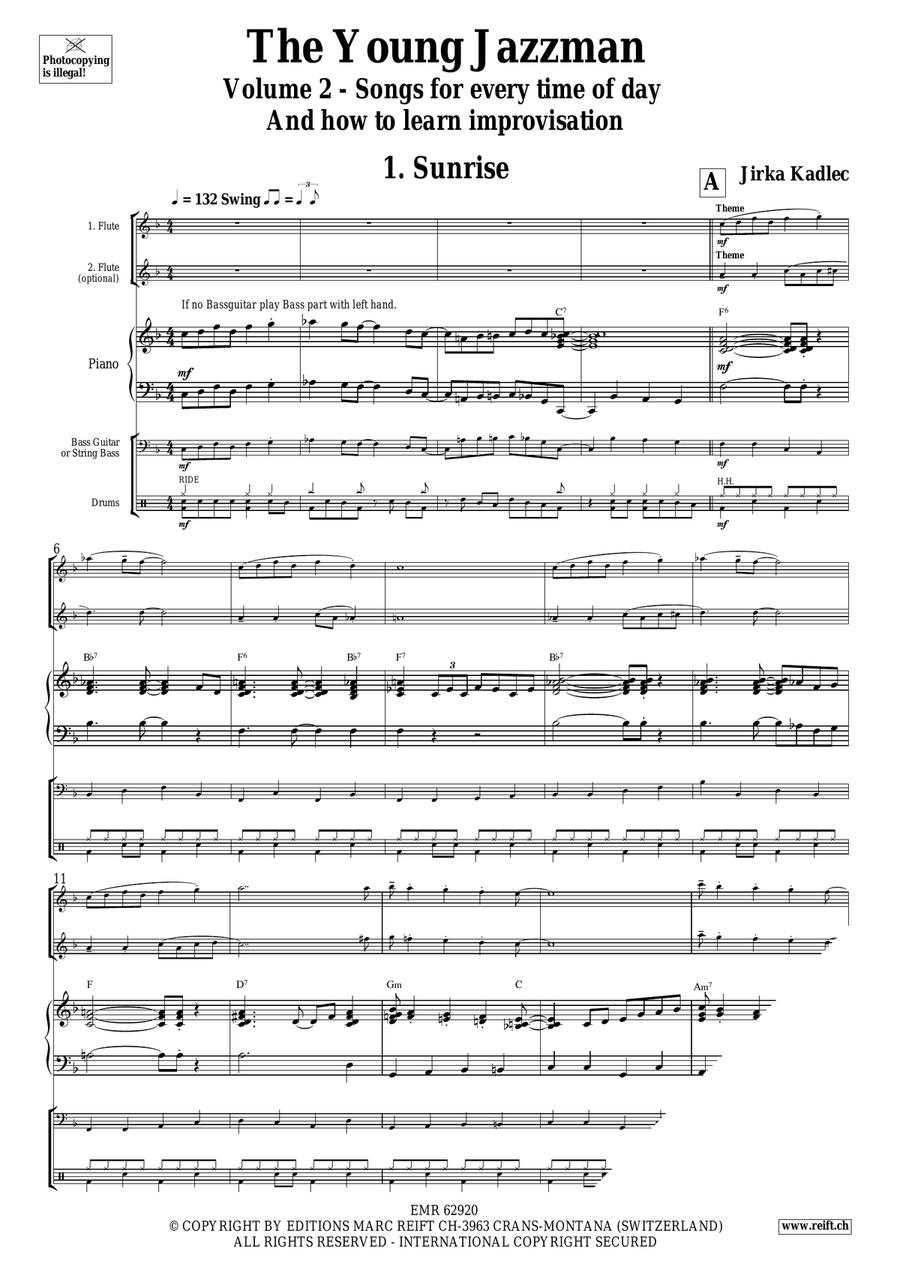 The Young Jazzman Volume 2 Flute Duet scores gallery preview page 4