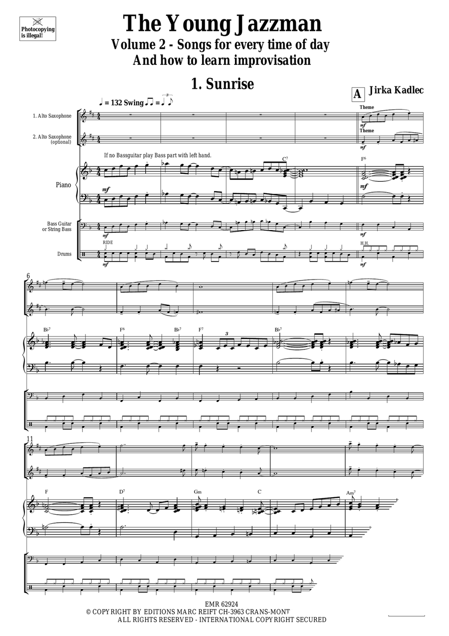 The Young Jazzman Volume 2 Alto Saxophone scores gallery preview page 4