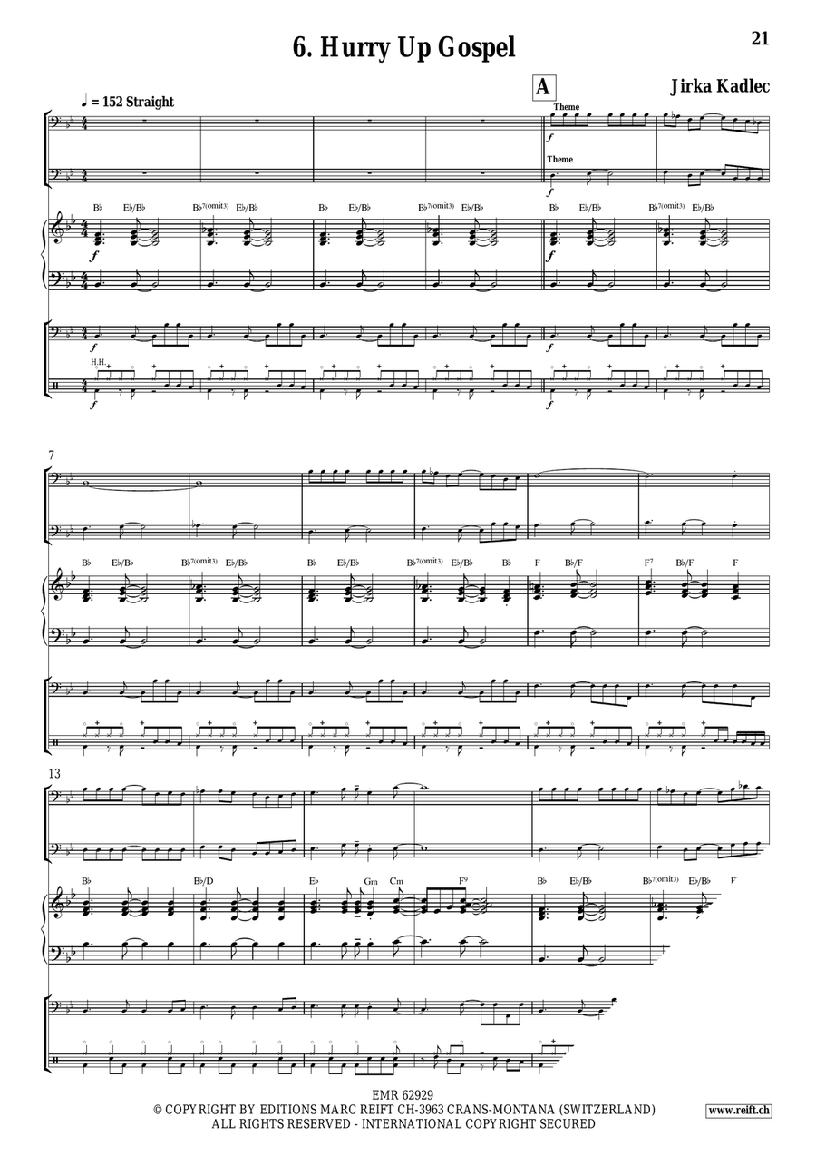 The Young Jazzman Volume 2 Trombone Duet scores gallery preview page 9