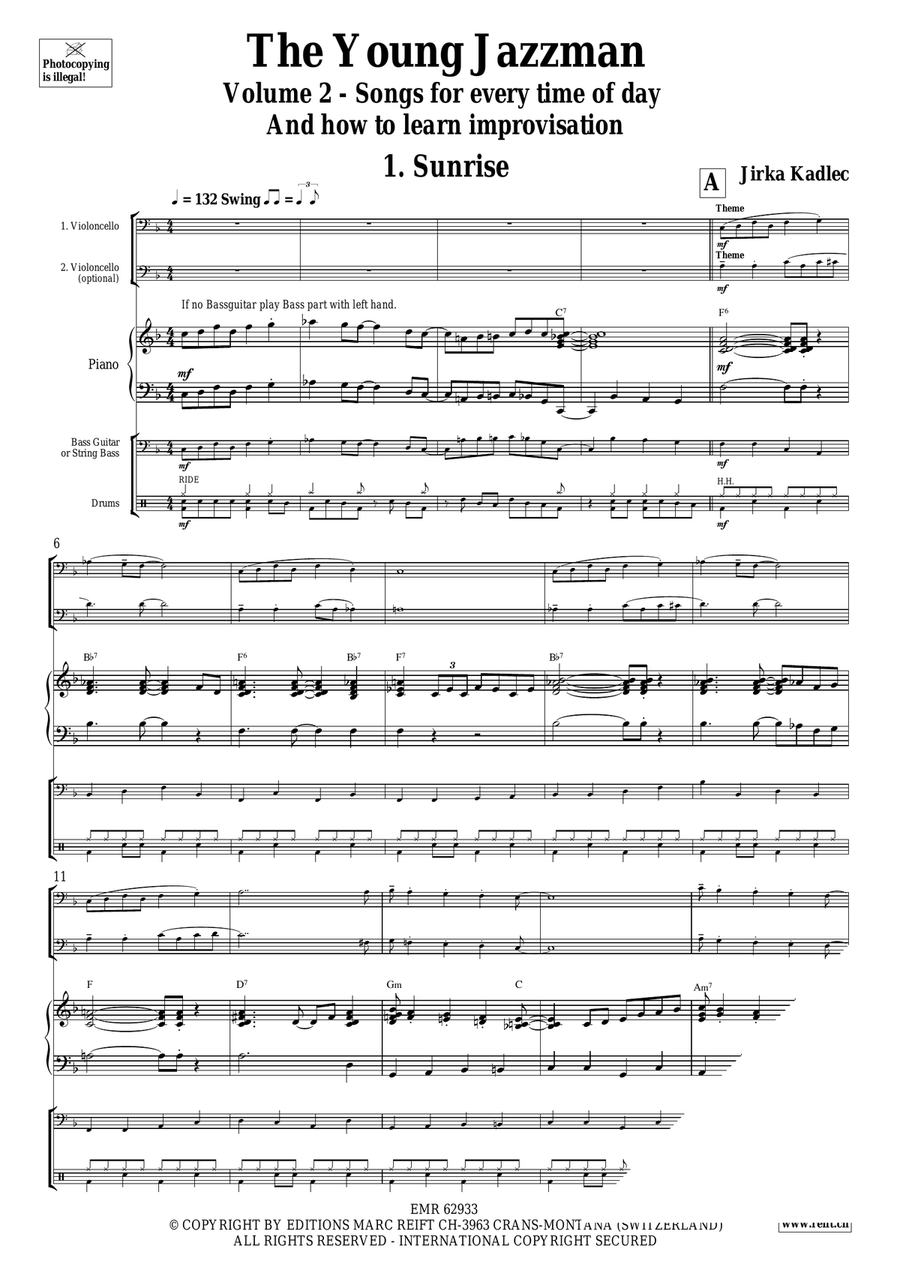The Young Jazzman Volume 2 Cello scores gallery preview page 4
