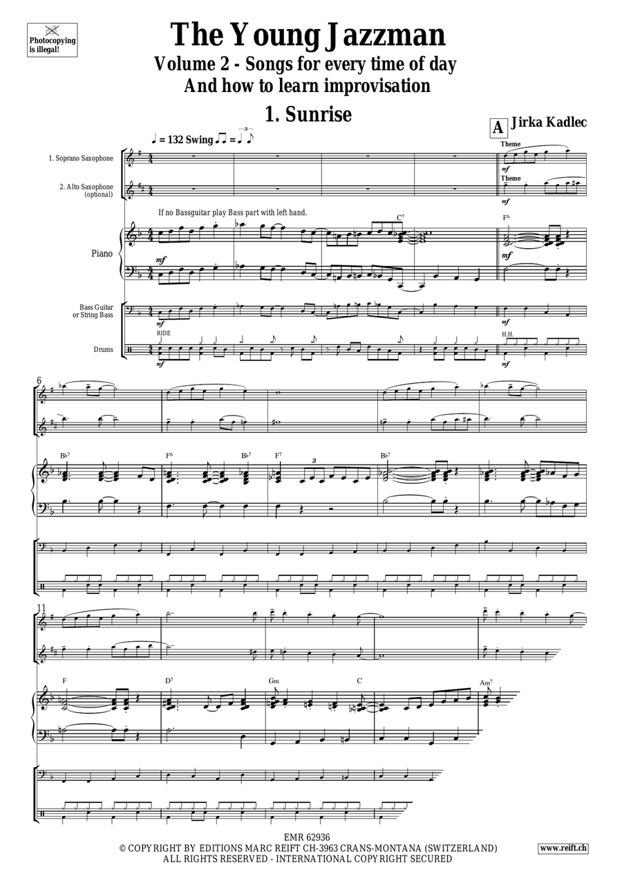 The Young Jazzman Volume 2 Alto Saxophone scores gallery preview page 4