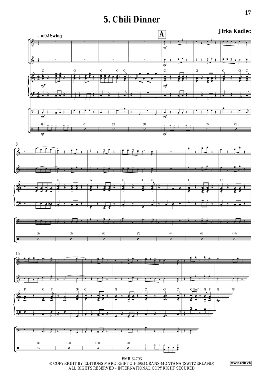 The Young Jazzman Volume 1 Flute Duet scores gallery preview page 8