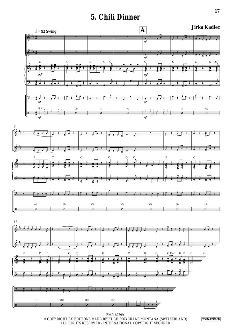 The Young Jazzman Volume 1 Trumpet Duet scores gallery preview page 8