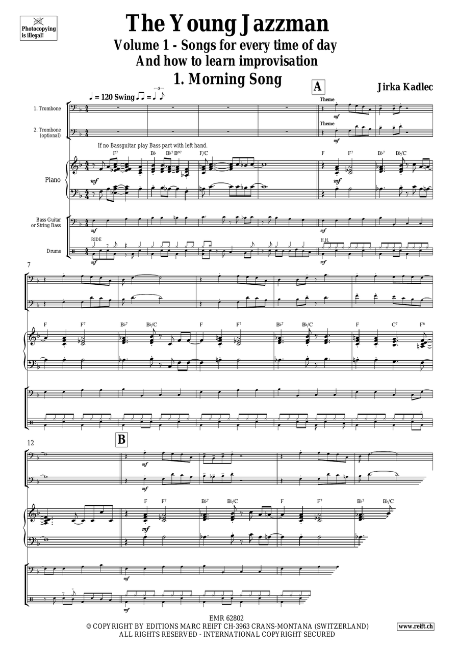 The Young Jazzman Volume 1 by Jirka Kadlec Trombone Duet - Sheet Music page 4
