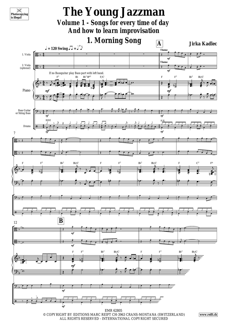 The Young Jazzman Volume 1 Viola scores gallery preview page 4