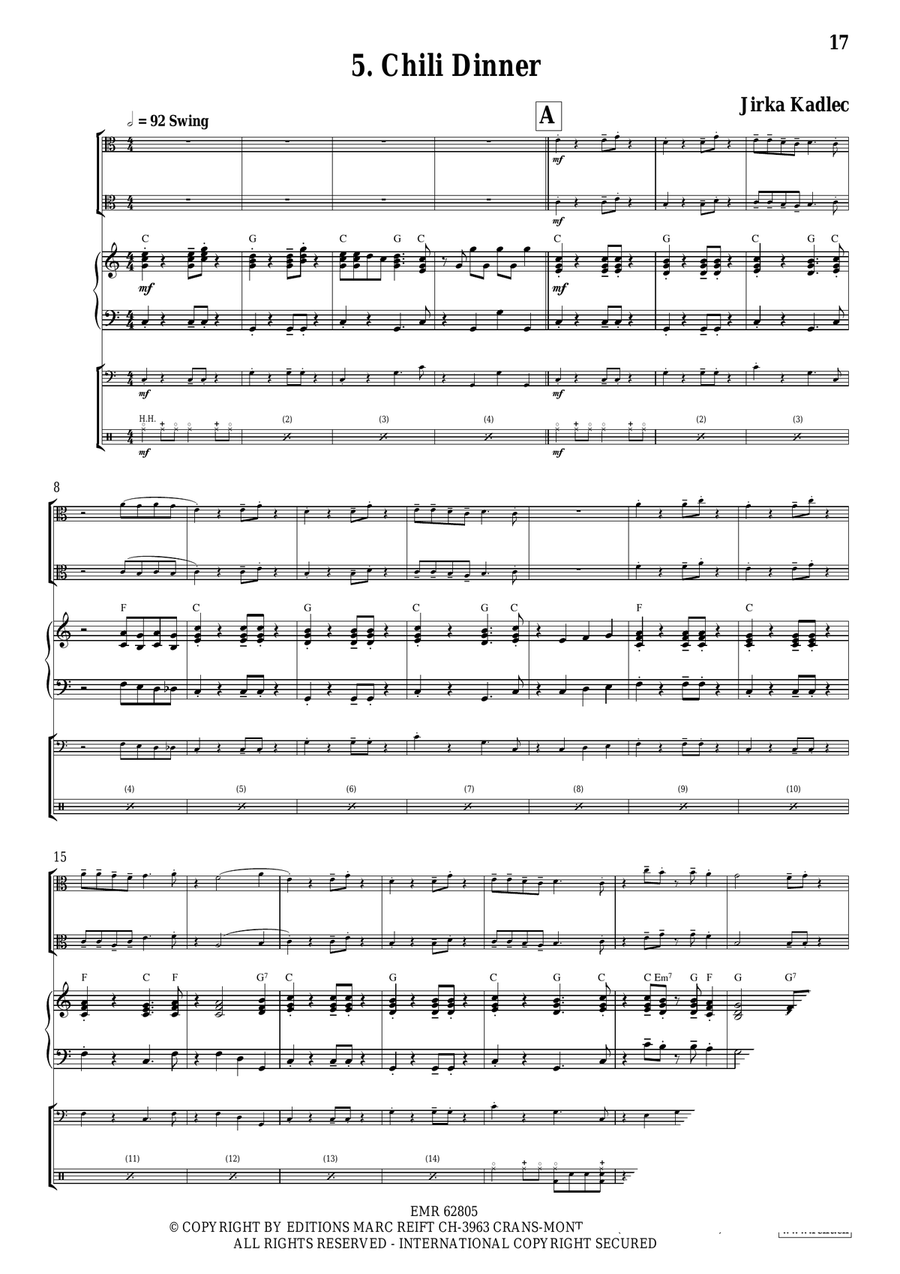 The Young Jazzman Volume 1 Viola scores gallery preview page 8