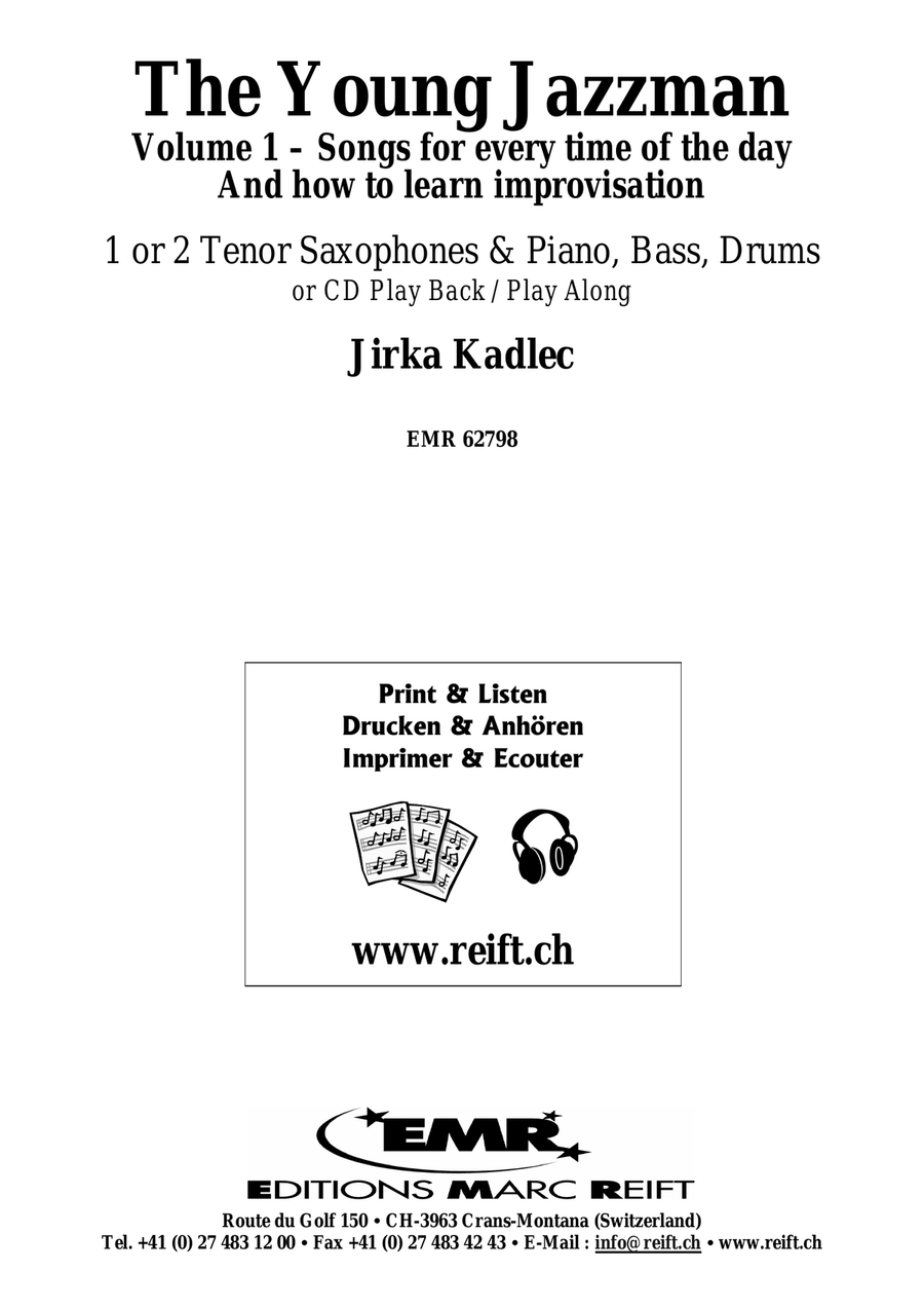 The Young Jazzman Volume 1 by Jirka Kadlec Tenor Saxophone - Sheet Music page 2