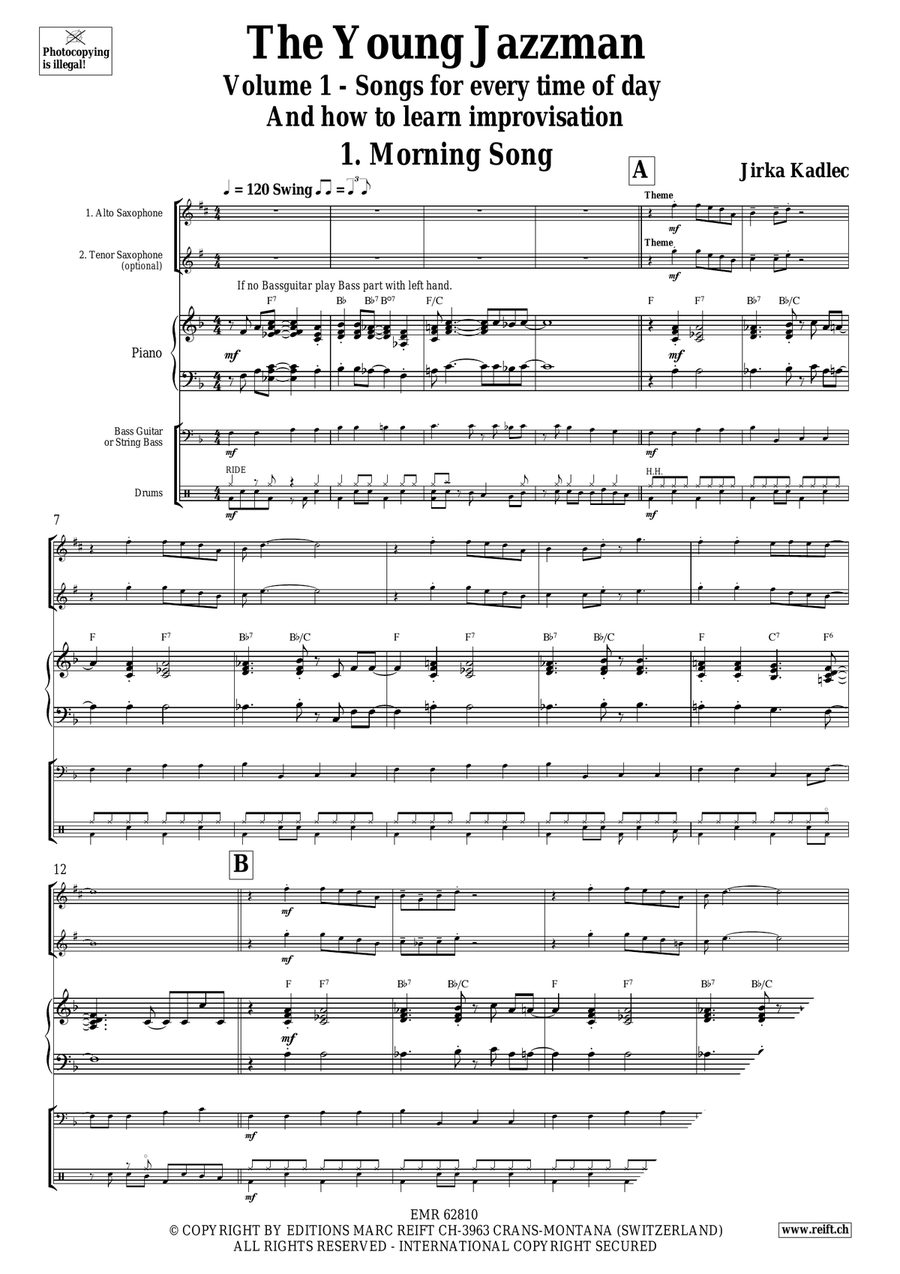 The Young Jazzman Volume 1 Tenor Saxophone scores gallery preview page 4