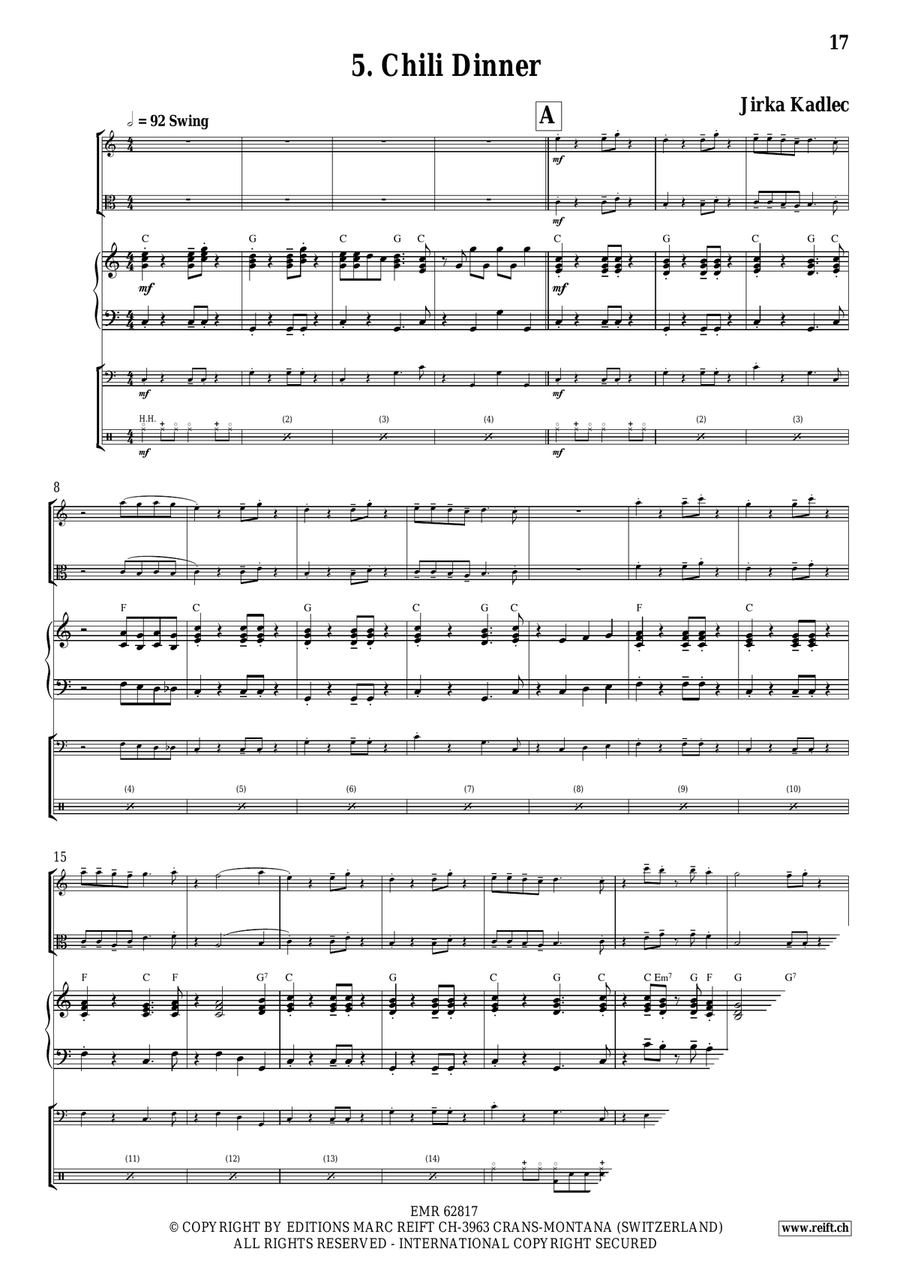 The Young Jazzman Volume 1 by Jirka Kadlec Viola - Sheet Music page 8