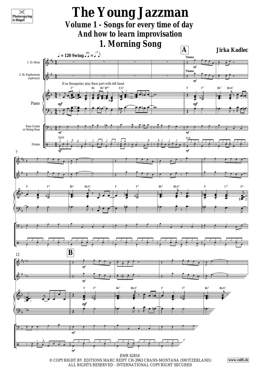 The Young Jazzman Volume 1 Euphonium scores gallery preview page 4