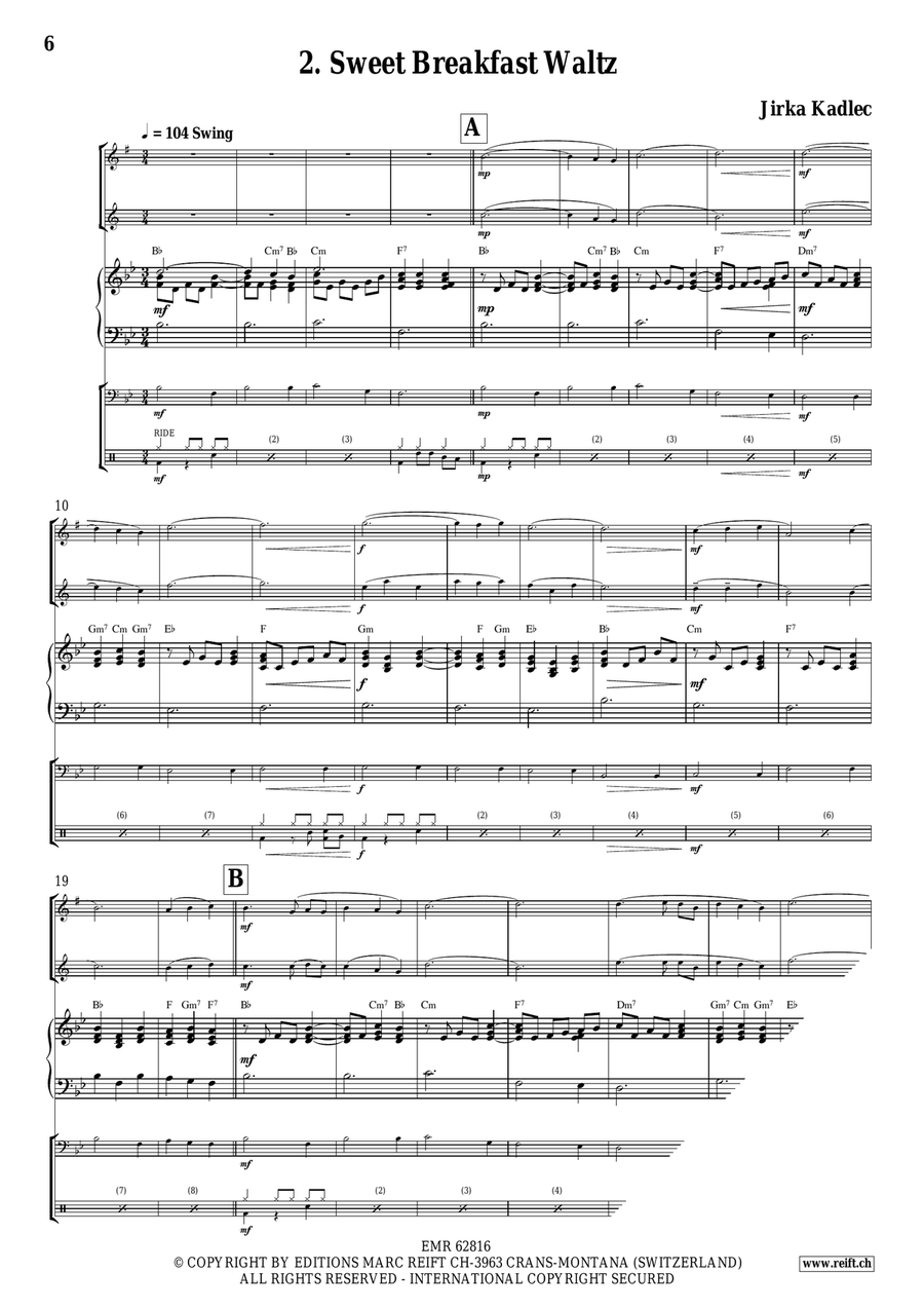 The Young Jazzman Volume 1 Euphonium scores gallery preview page 5