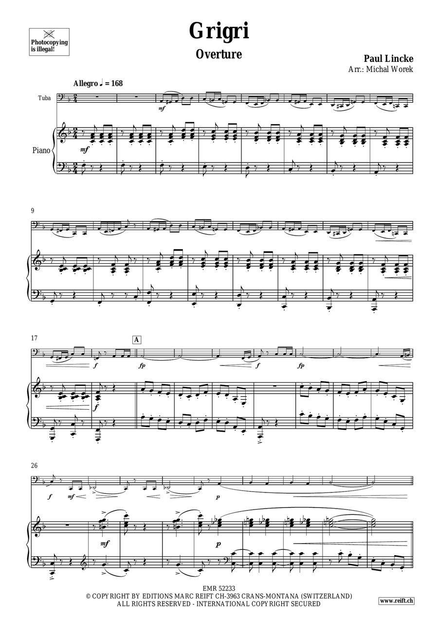Grigri Grigri Tuba scores gallery preview page 4