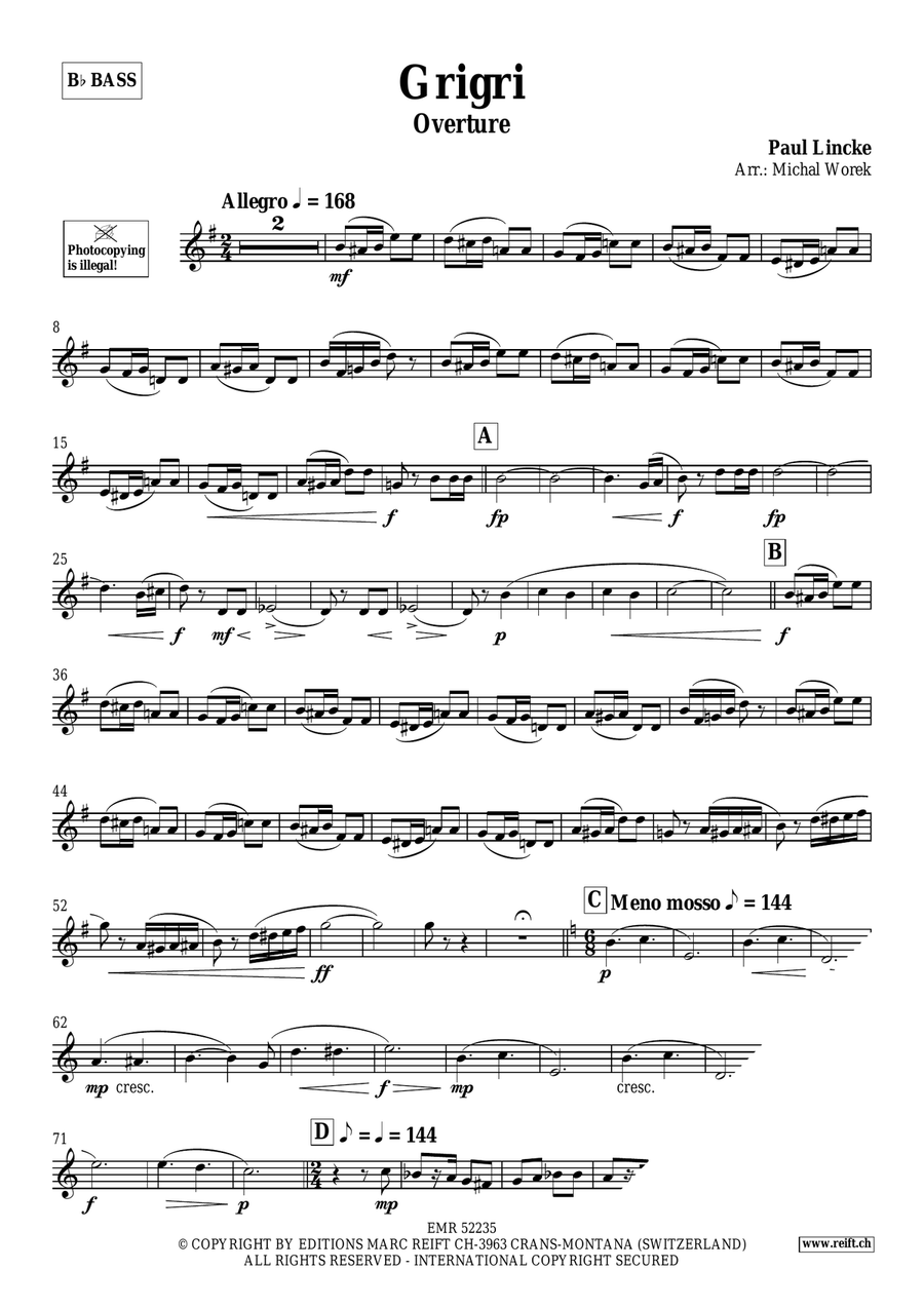 Grigri Grigri Voice Solo scores gallery preview page 3