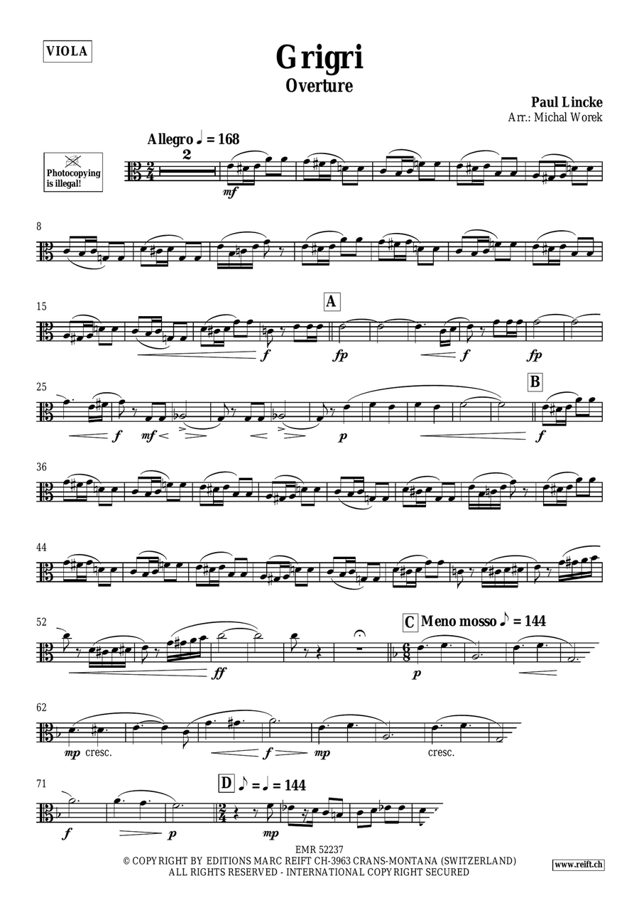 Grigri Grigri Piano Accompaniment scores gallery preview page 3