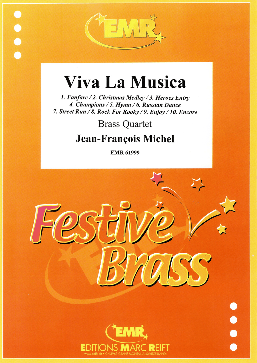 Viva La Musica Viva La Musica Brass Quartet scores gallery preview page 1