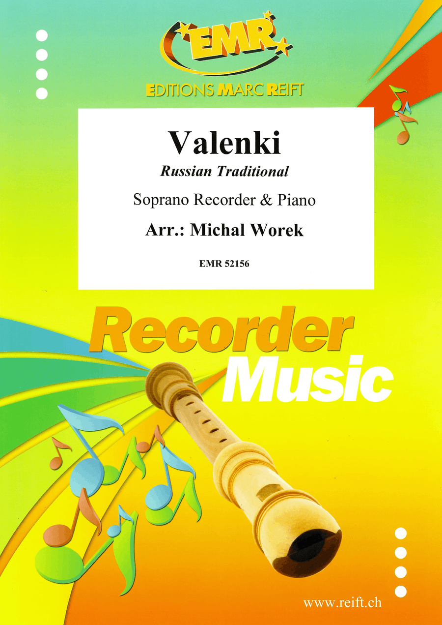 Valenki Valenki Soprano Recorder scores gallery preview page 1