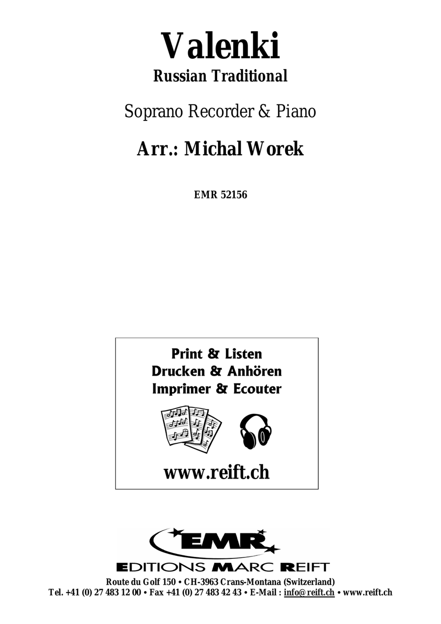 Valenki Valenki Soprano Recorder scores gallery preview page 2