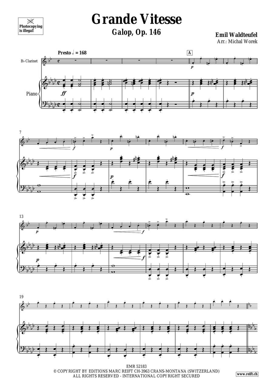 Grande Vitesse Grande Vitesse Clarinet Solo scores gallery preview page 4