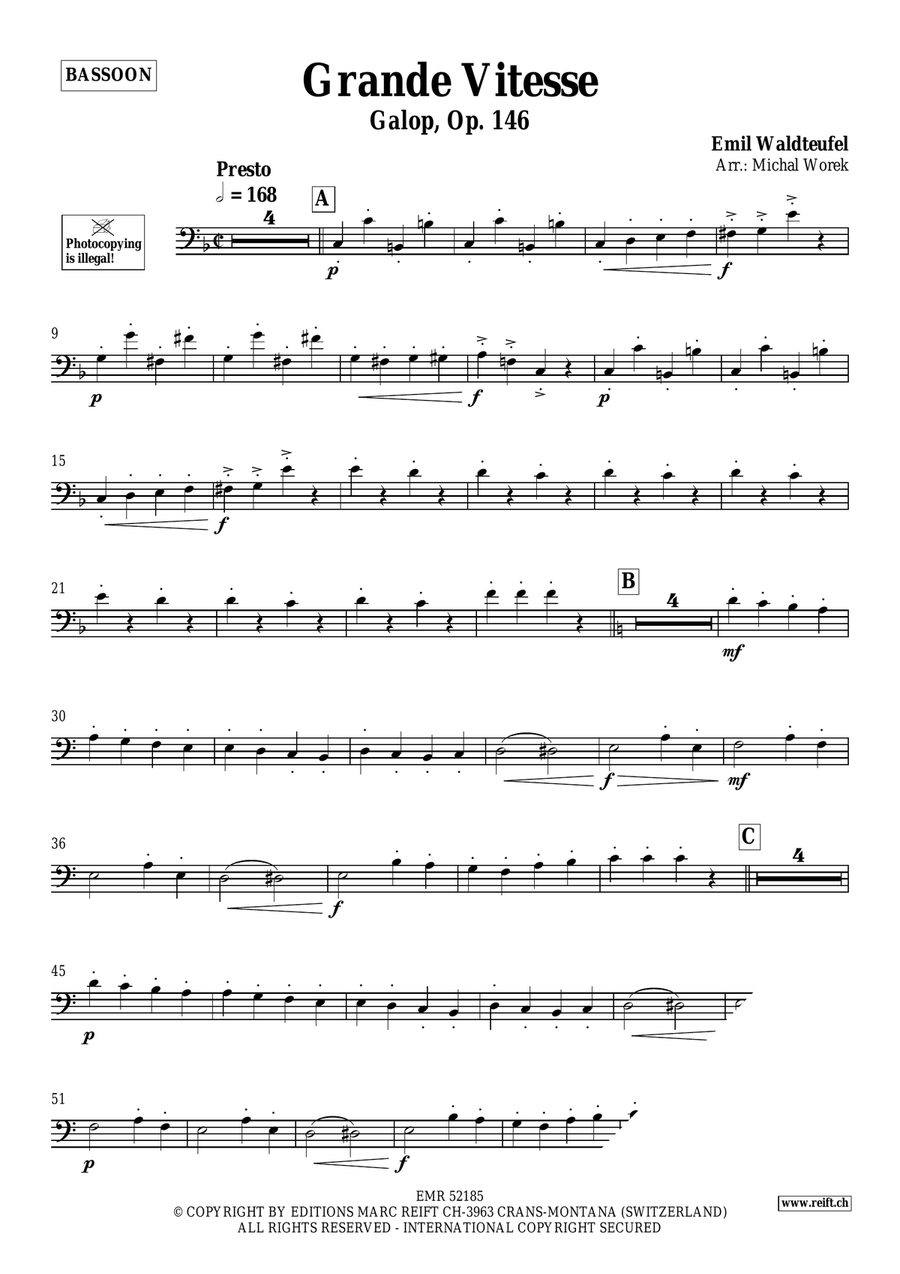 Grande Vitesse Grande Vitesse Bassoon Solo scores gallery preview page 3