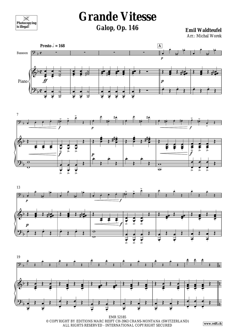 Grande Vitesse Grande Vitesse Bassoon Solo scores gallery preview page 4