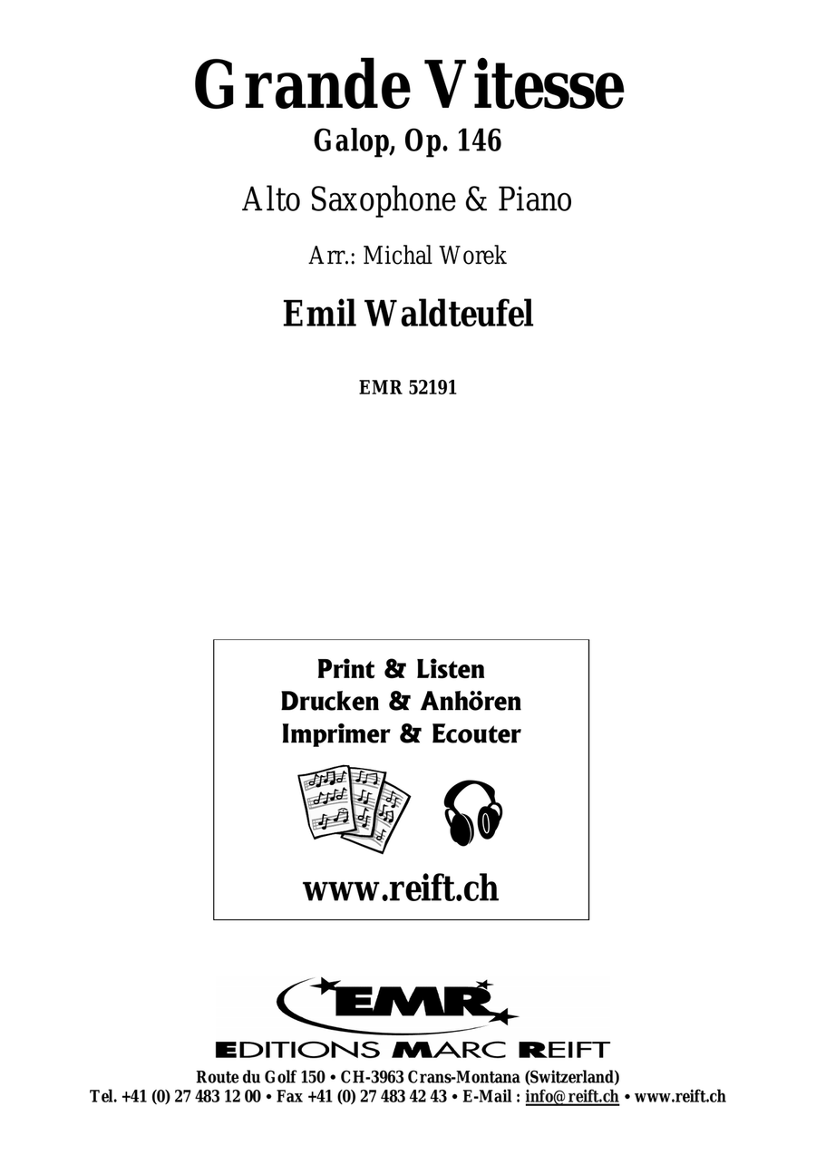 Grande Vitesse Grande Vitesse Alto Saxophone scores gallery preview page 2