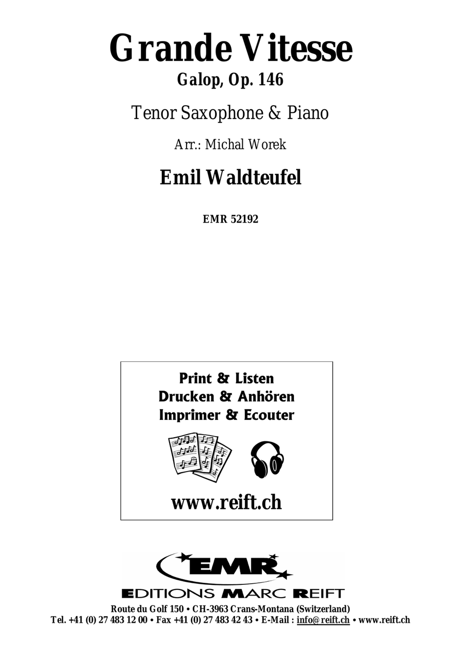 Grande Vitesse Grande Vitesse Tenor Saxophone scores gallery preview page 2