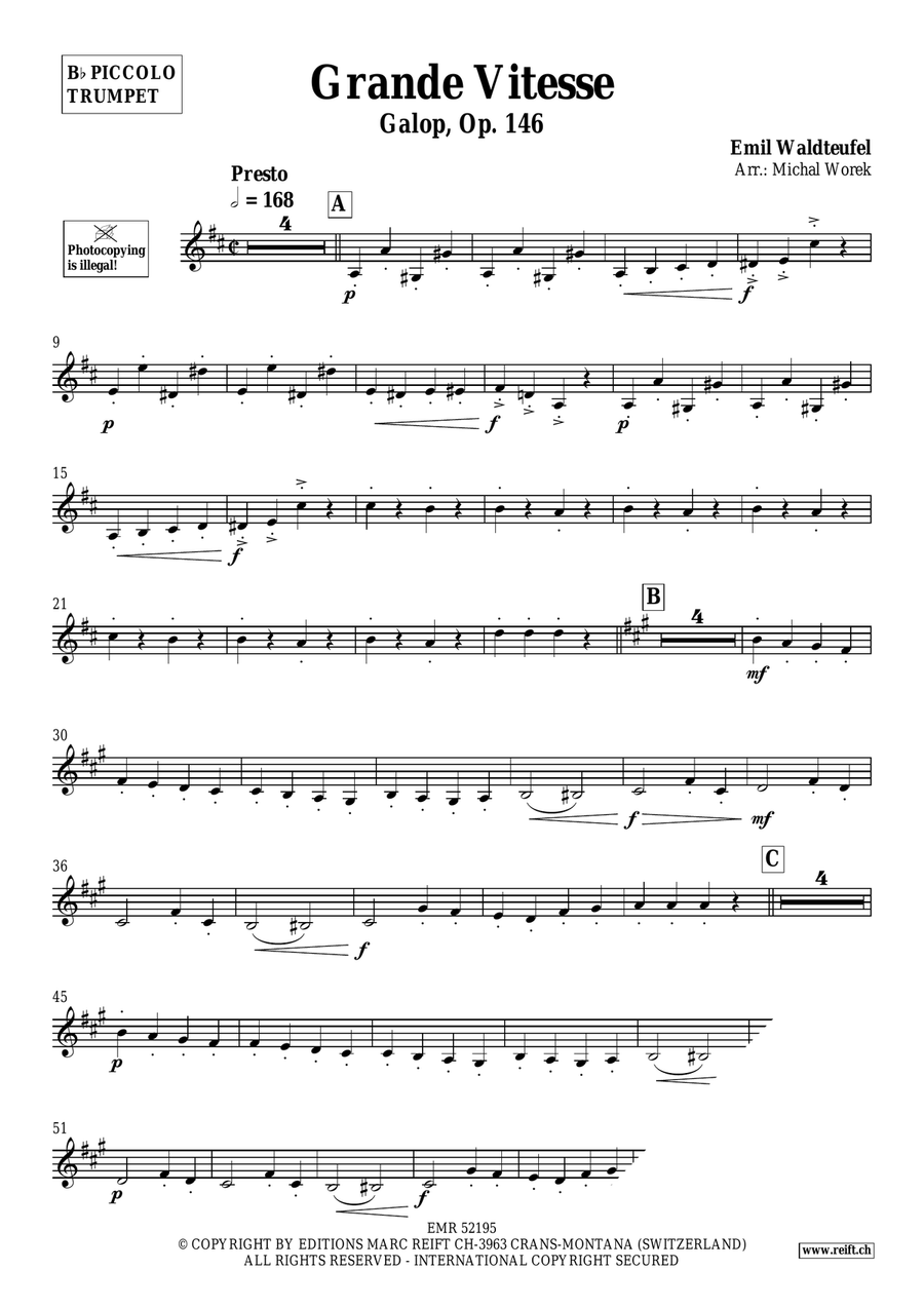 Grande Vitesse Grande Vitesse Piccolo Trumpet scores gallery preview page 3