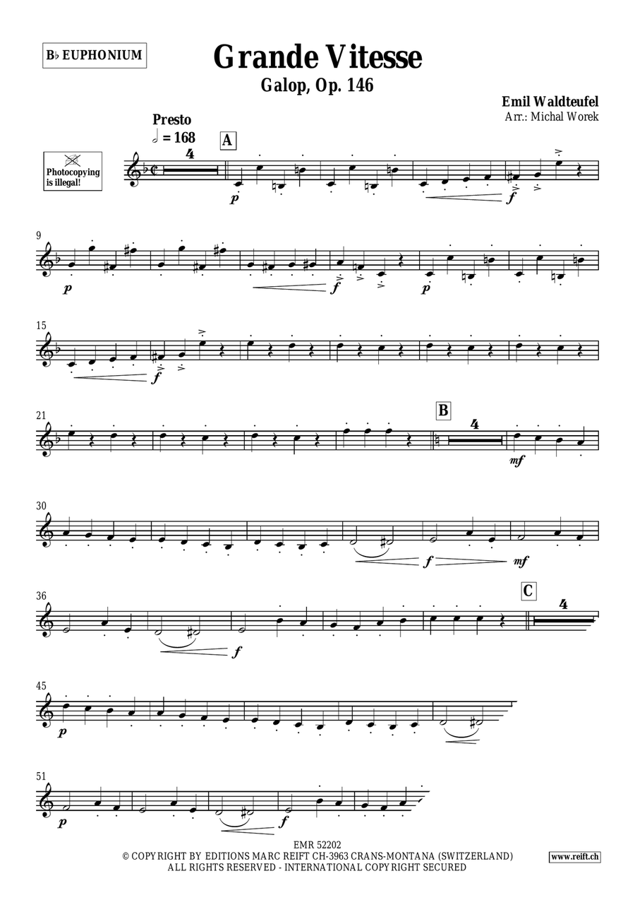 Grande Vitesse Grande Vitesse Euphonium scores gallery preview page 3