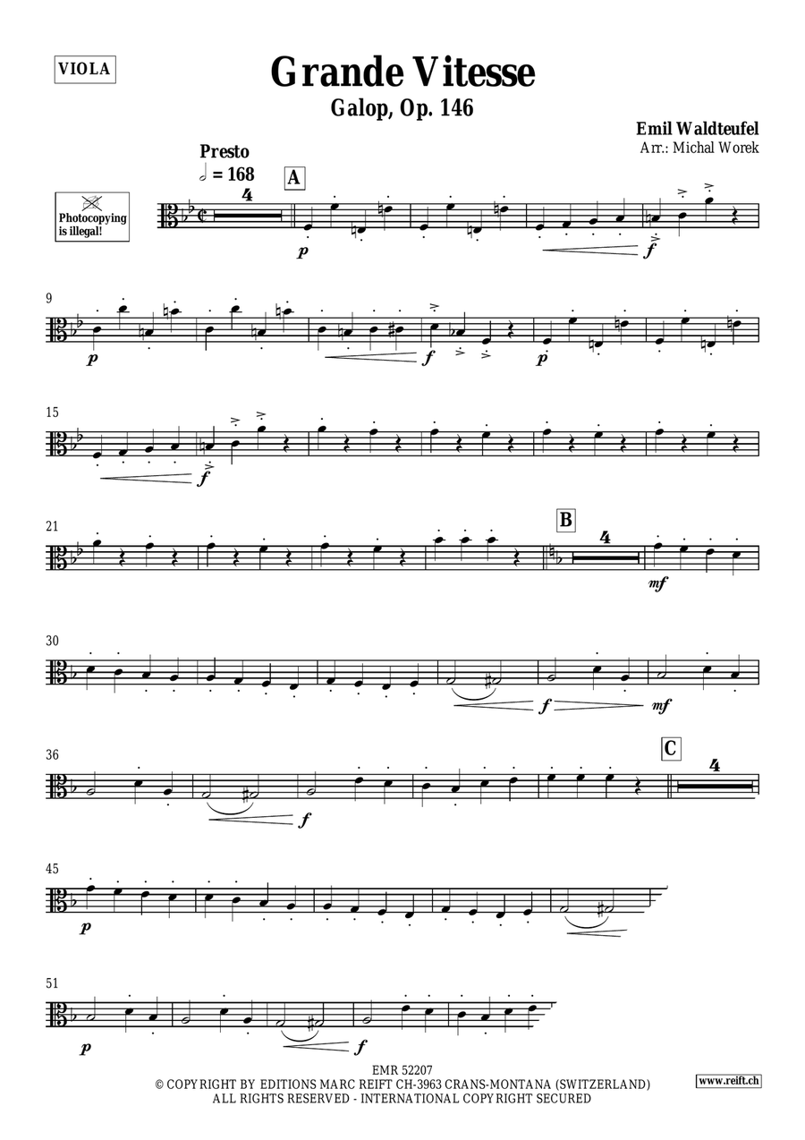 Grande Vitesse Grande Vitesse Piano Accompaniment scores gallery preview page 3