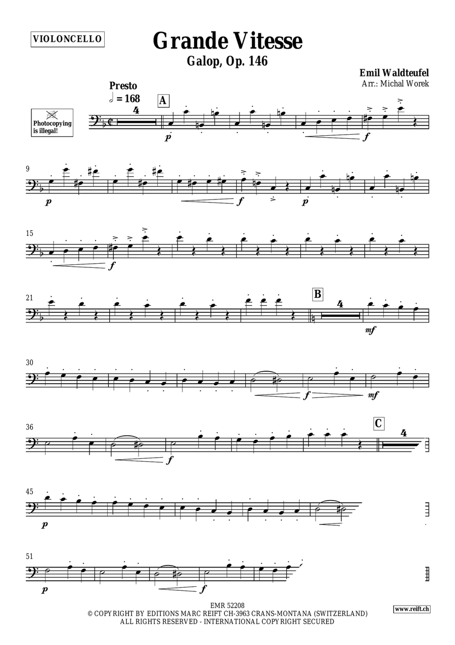 Grande Vitesse Grande Vitesse Piano Accompaniment scores gallery preview page 3