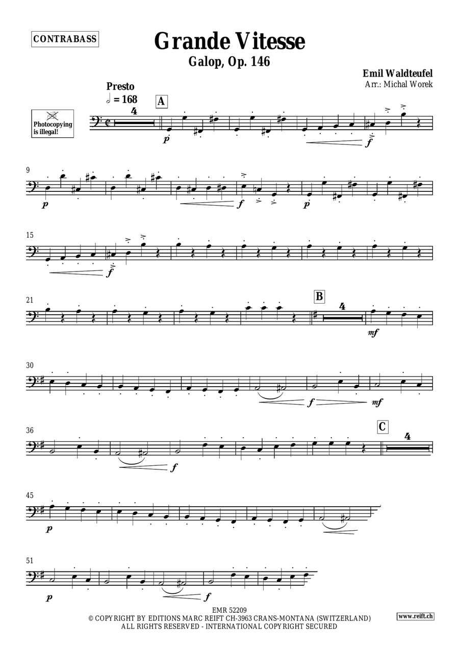 Grande Vitesse Grande Vitesse Double Bass scores gallery preview page 3