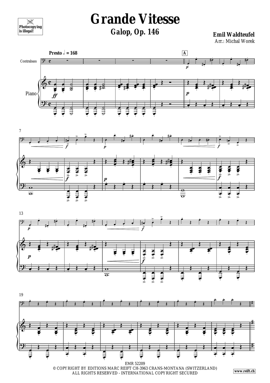 Grande Vitesse Grande Vitesse Double Bass scores gallery preview page 4