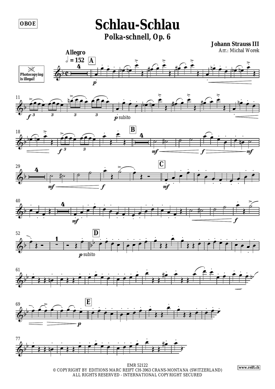 Schlau-Schlau Schlau-Schlau Piano Accompaniment scores gallery preview page 3