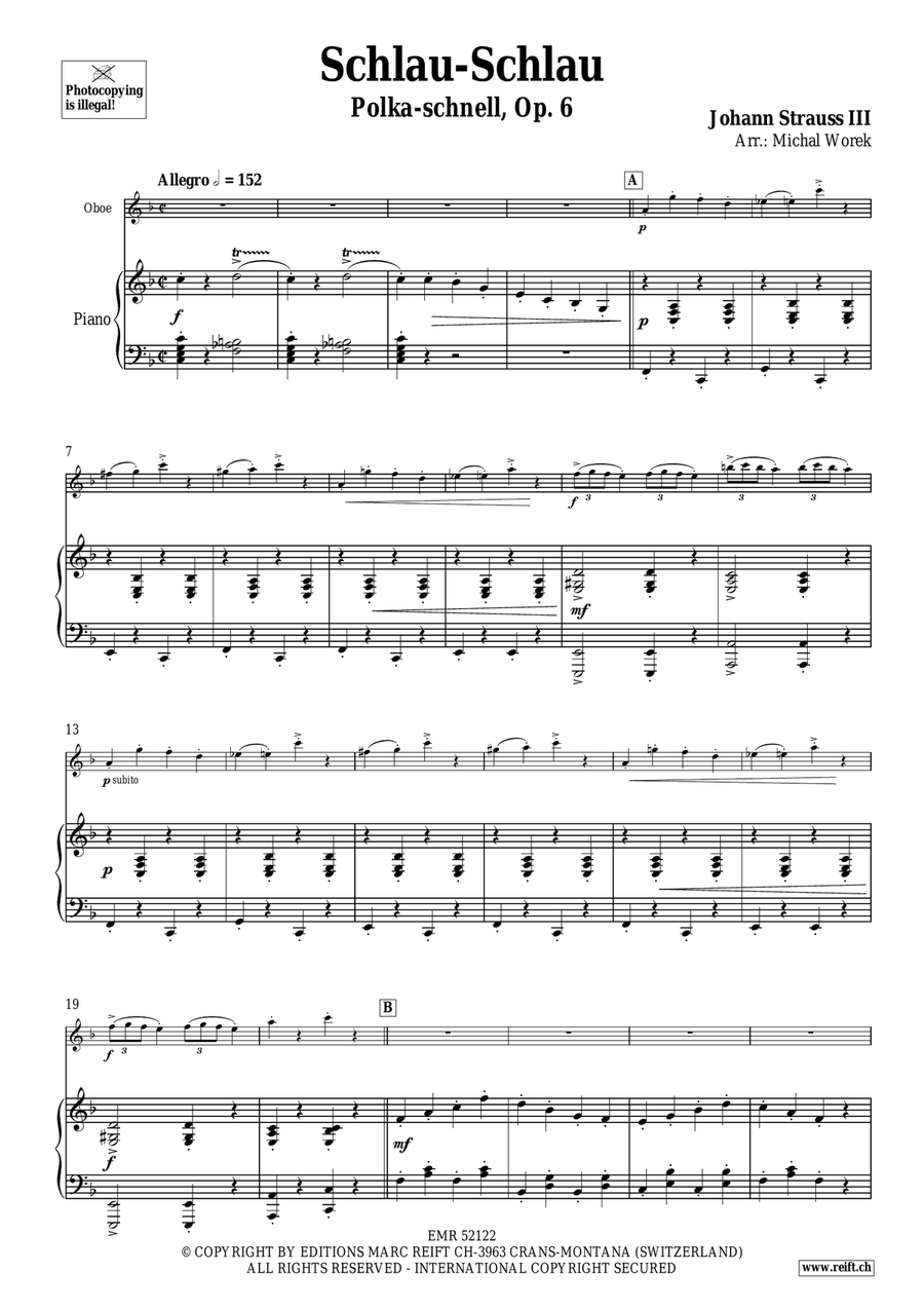 Schlau-Schlau Schlau-Schlau Piano Accompaniment scores gallery preview page 4