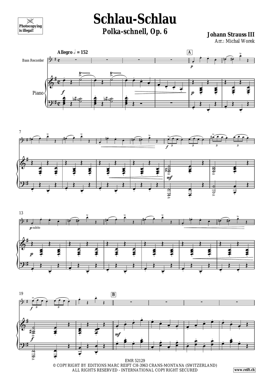 Schlau-Schlau Schlau-Schlau Bass Recorder scores gallery preview page 4