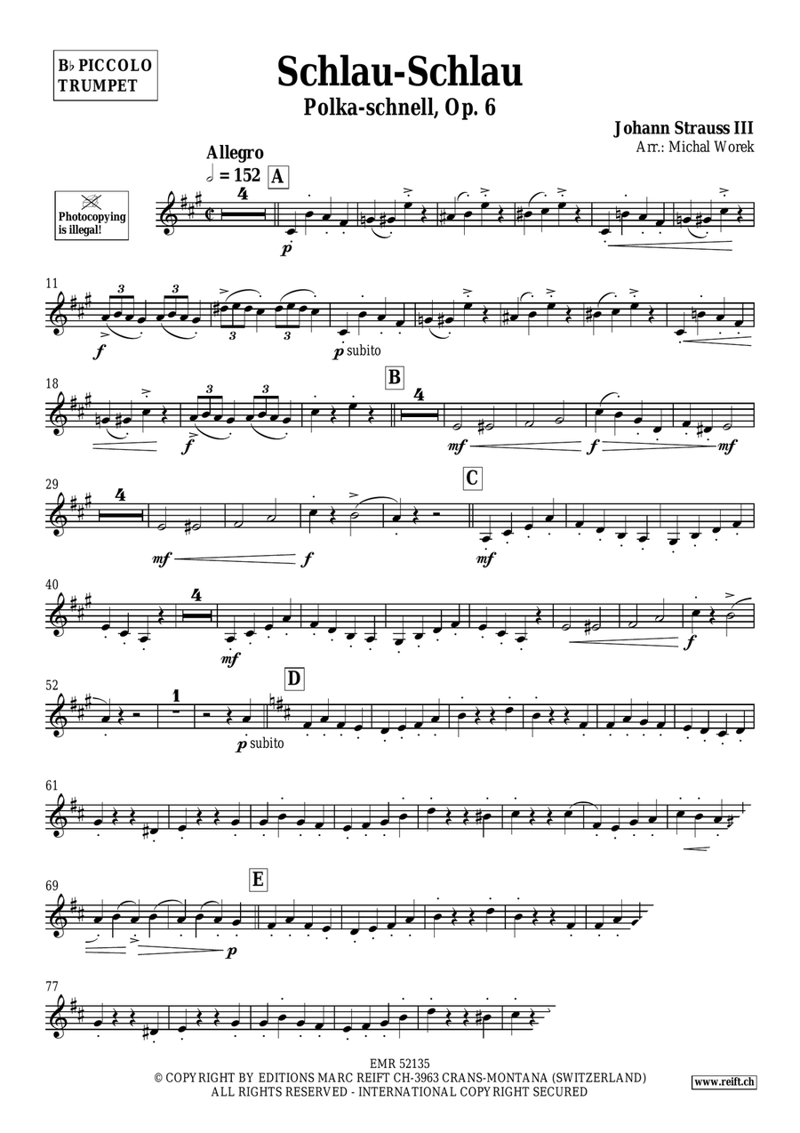 Schlau-Schlau Schlau-Schlau Piccolo Trumpet scores gallery preview page 3