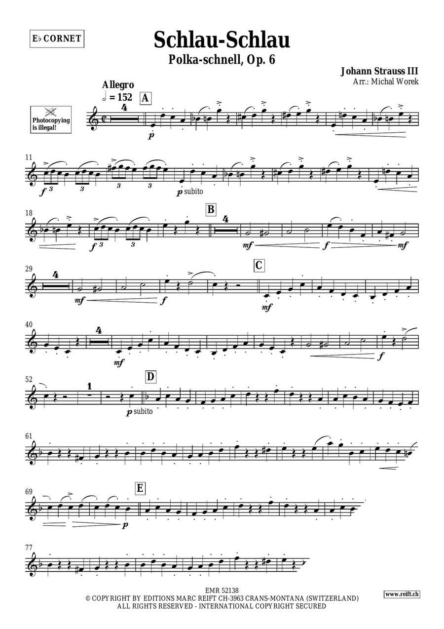 Schlau-Schlau Schlau-Schlau Cornet scores gallery preview page 3
