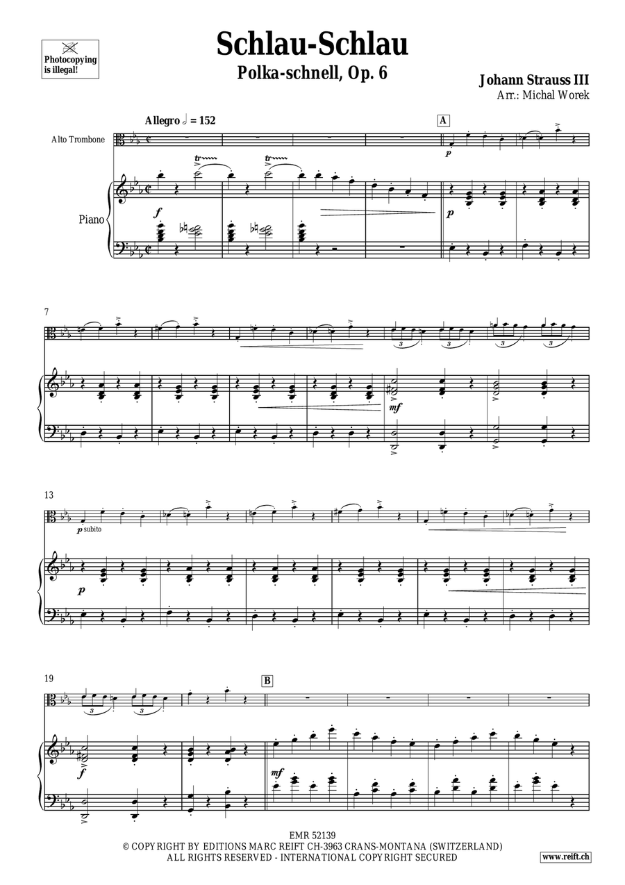 Schlau-Schlau Schlau-Schlau Piano Accompaniment scores gallery preview page 4